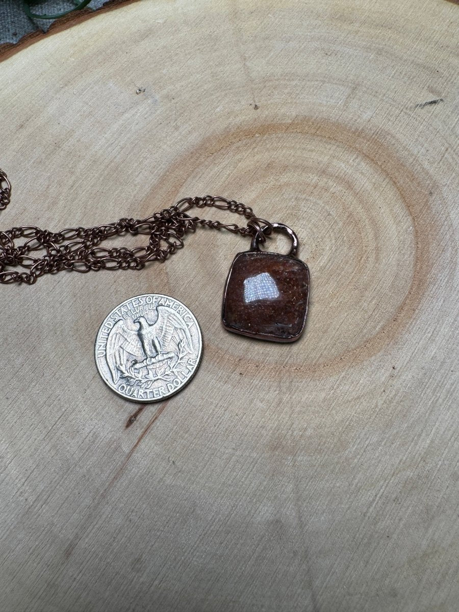 Sunstone Necklace | Copper Ashes