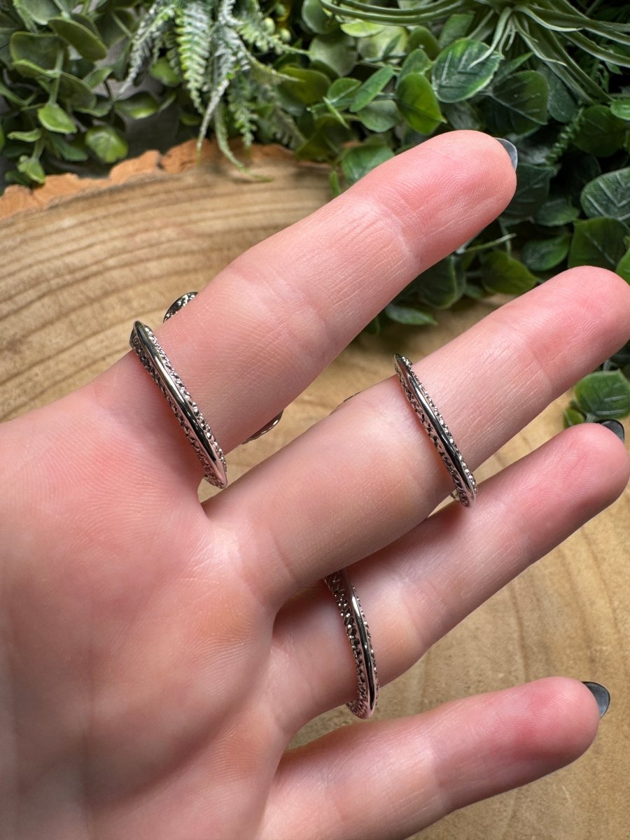 Sunstone Snake Ring Adjustable | Copper Ashes