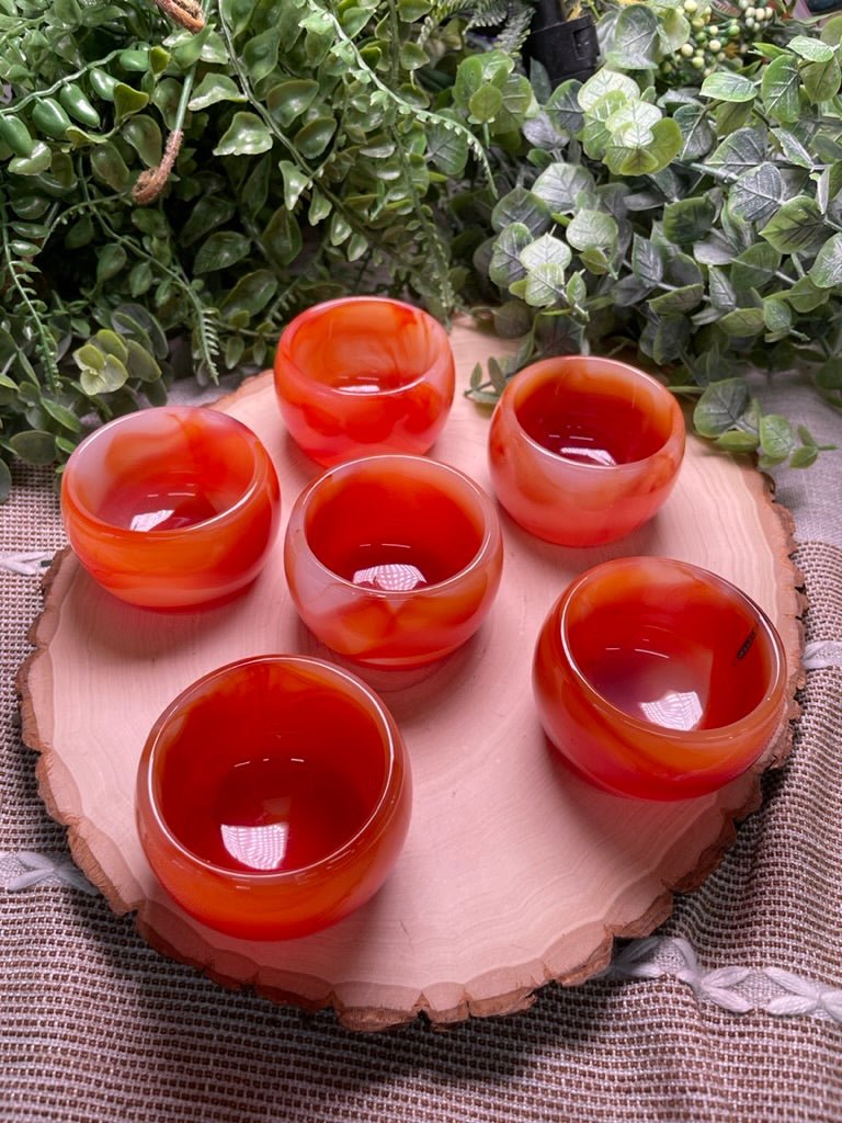 Synthetic Carnelian Bowl | Copper Ashes