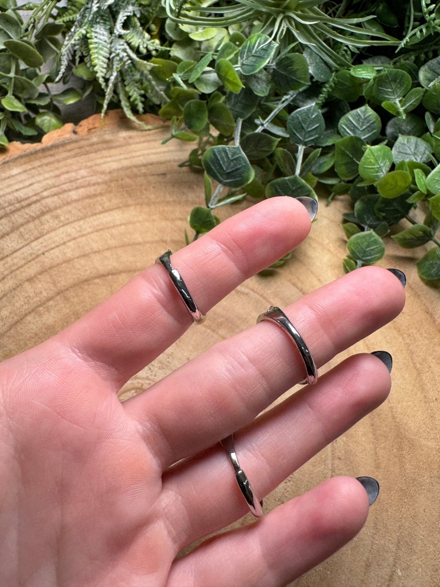 Synthetic Jade Dragonfly Ring Adjustable | Copper Ashes