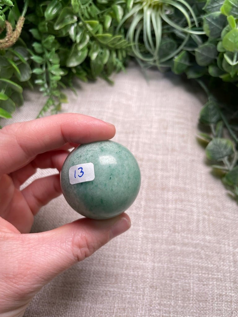 Synthetic Jade Sphere | Copper Ashes