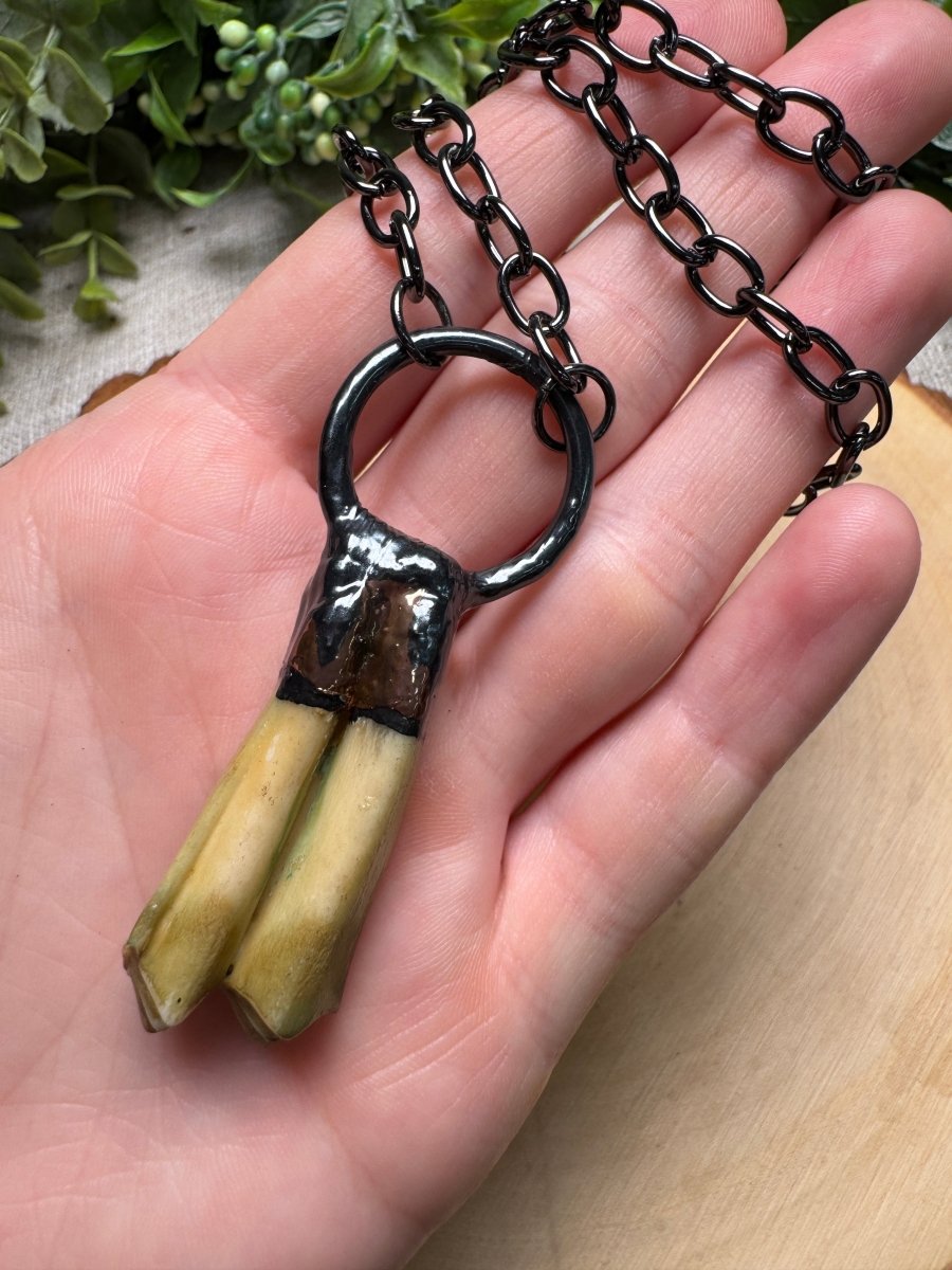 Vespera - Goat Tooth Necklace | Copper Ashes