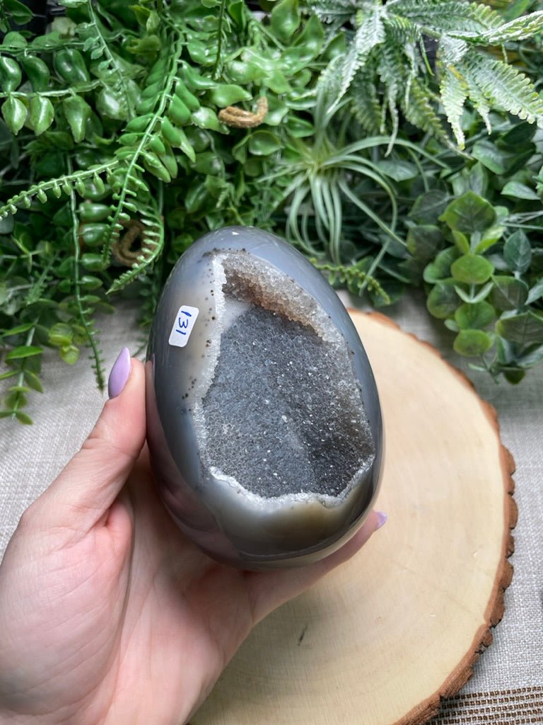 XL Agate Egg | Copper Ashes