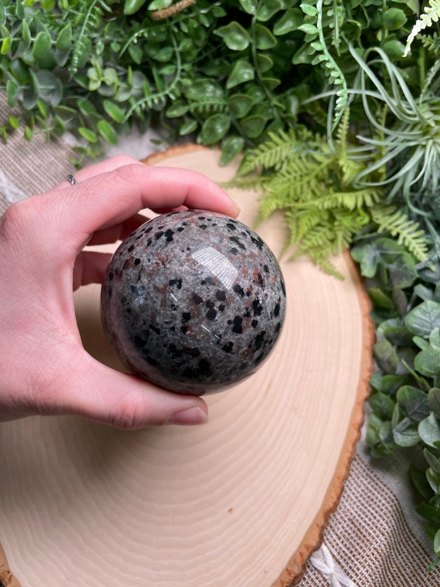 Yooperlite Sphere | Copper Ashes