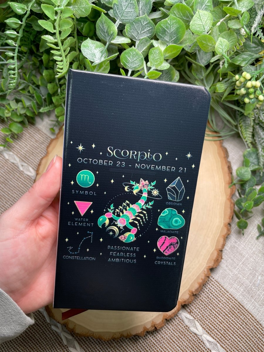 Zodiac Sign Notebook (all 12 signs available) | Copper Ashes