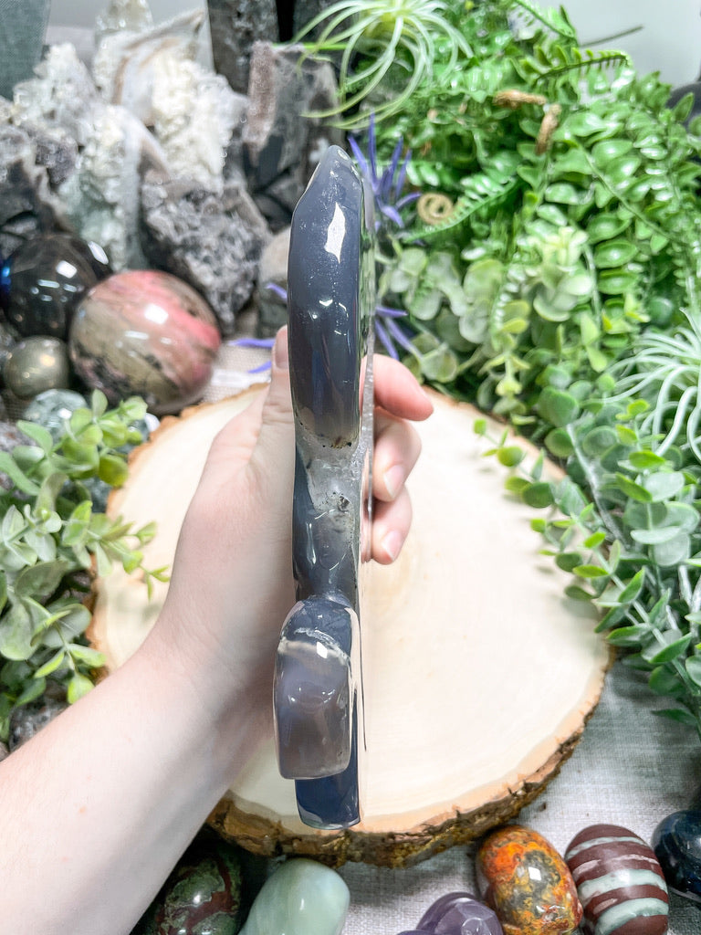 X-Large Druzy Agate Cat