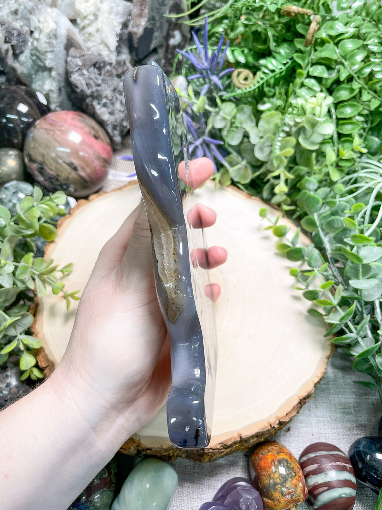 X-Large Druzy Agate Cat