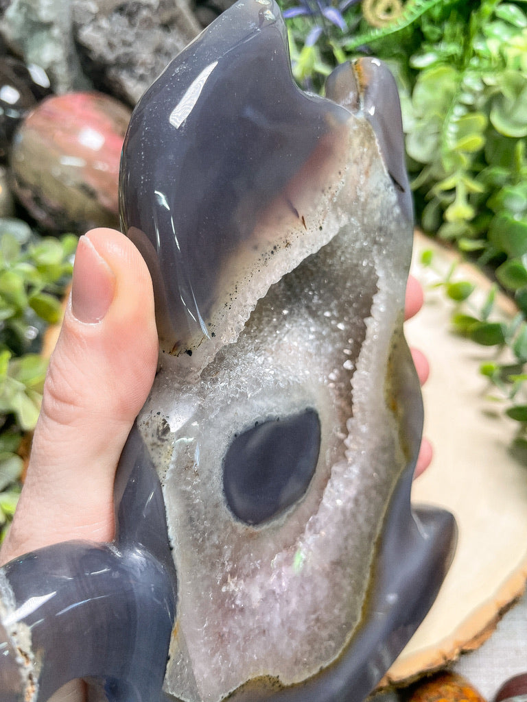 X-Large Druzy Agate Cat