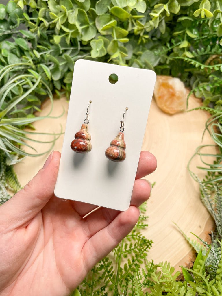 Crystal Gourd Earrings | Copper Ashes