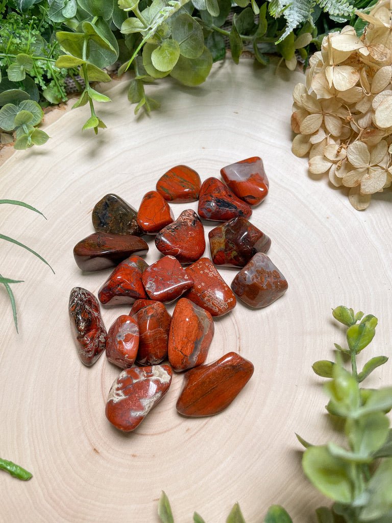 Red Jasper Tumble | Copper Ashes