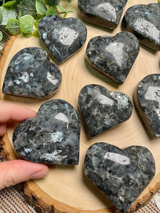 Larvikite Heart