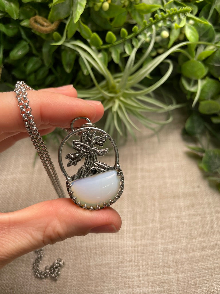 Crystal Tree of Life Necklace