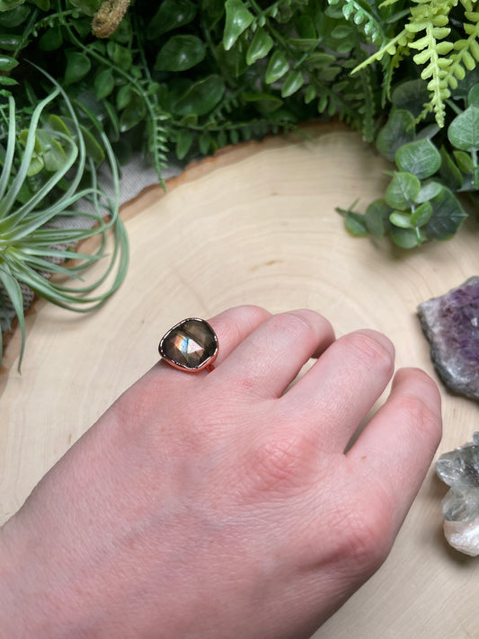 Labradorite Ring Size 4.75