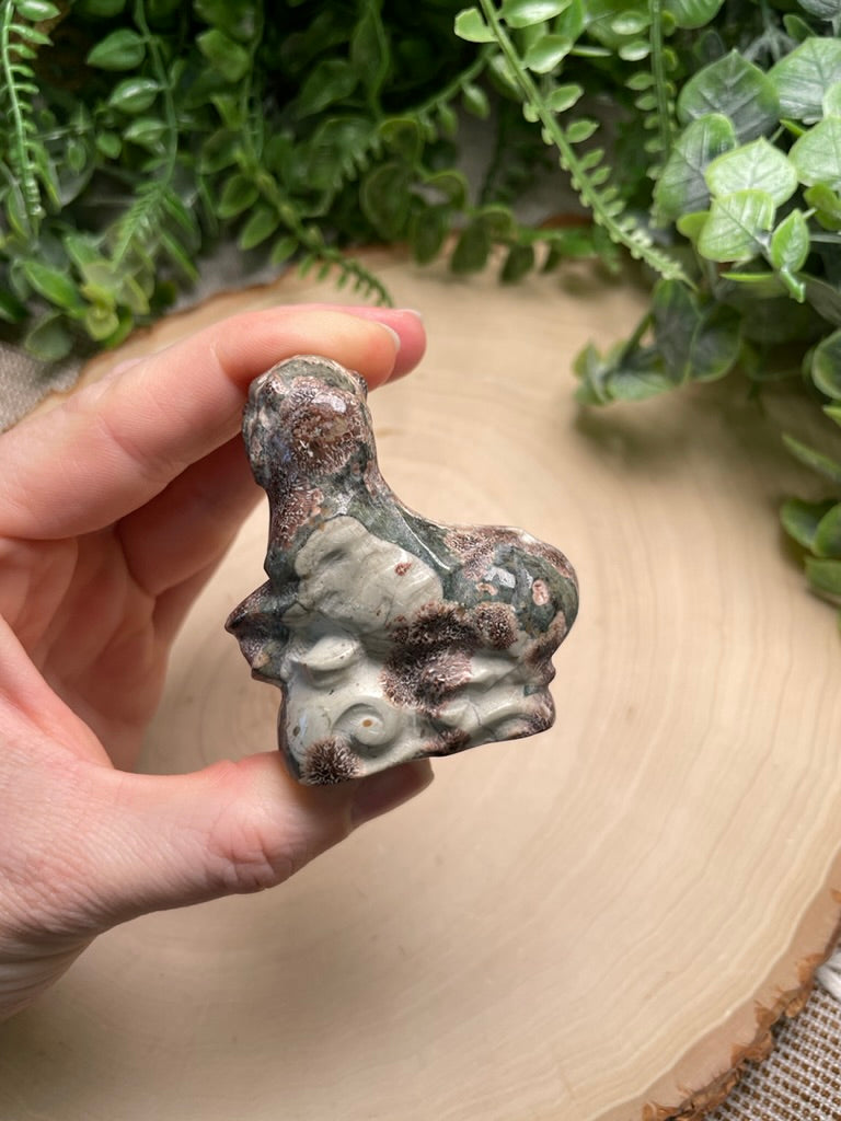 Flower Jasper Chinese Guardian