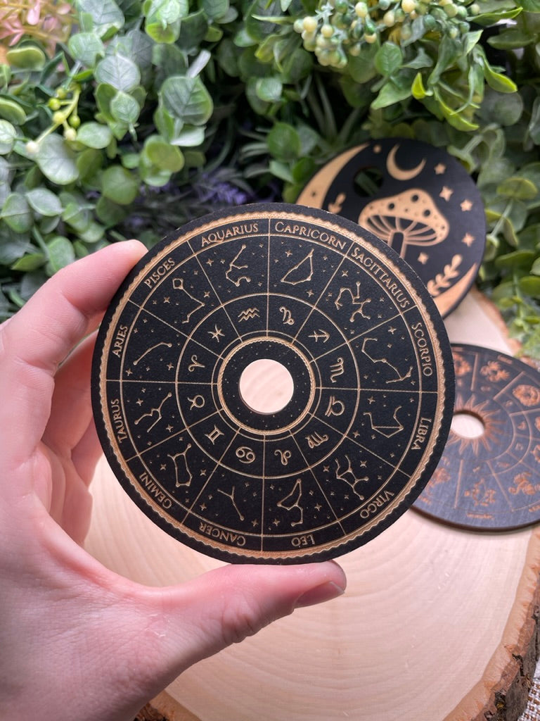Celestial Wooden Sphere Holder