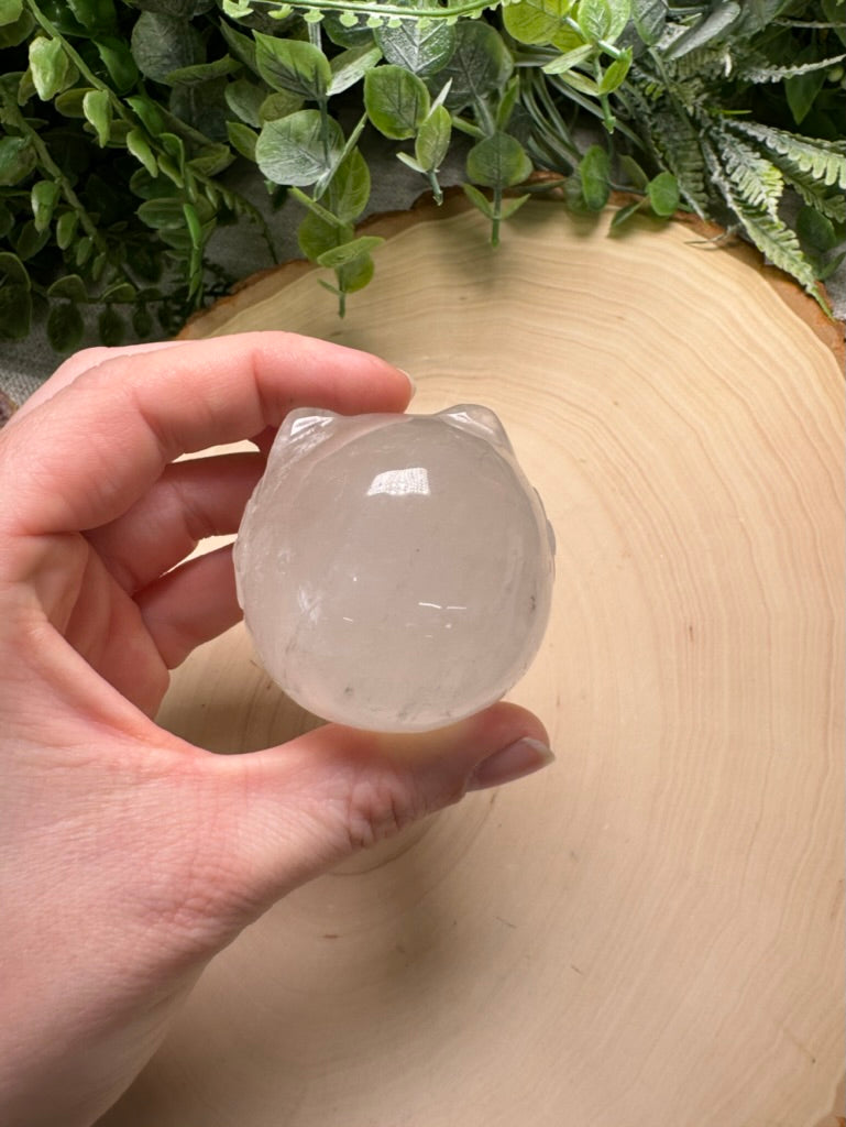 Clear Quartz Cat