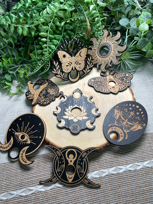 Wooden Sphere Stand