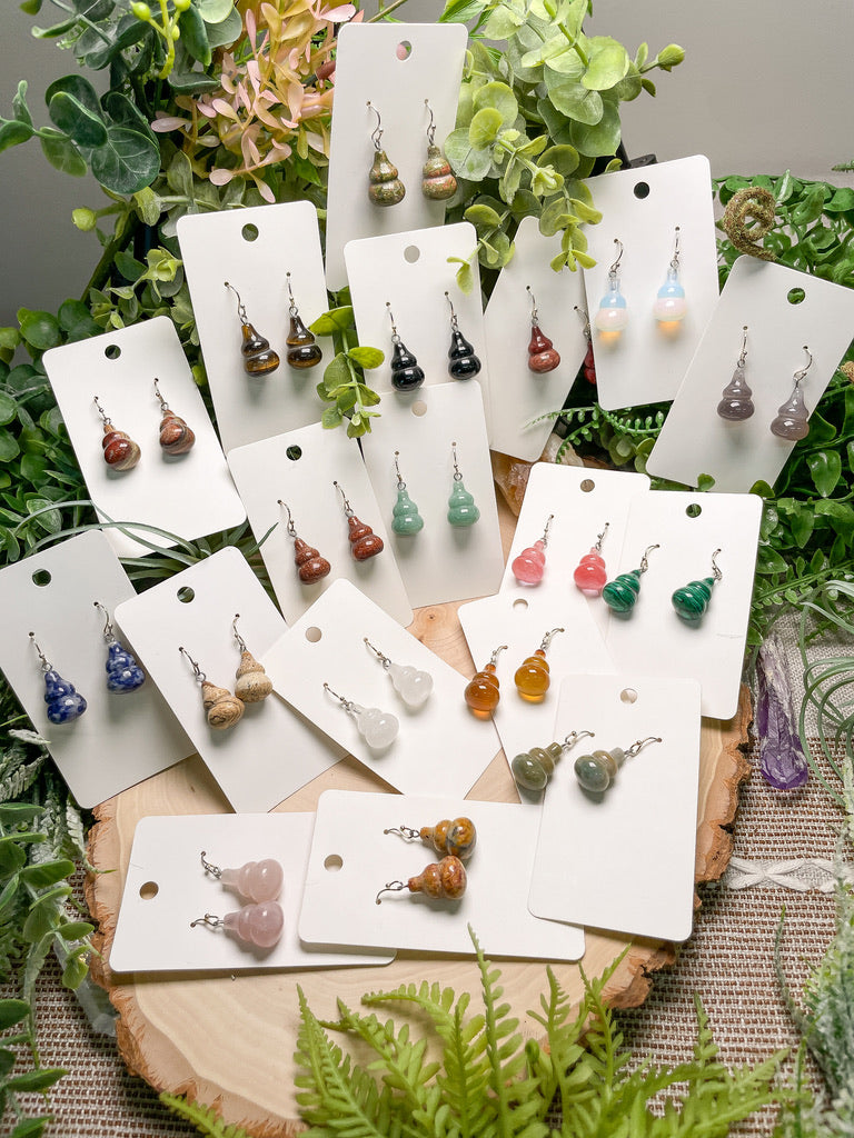 Crystal Gourd Earrings