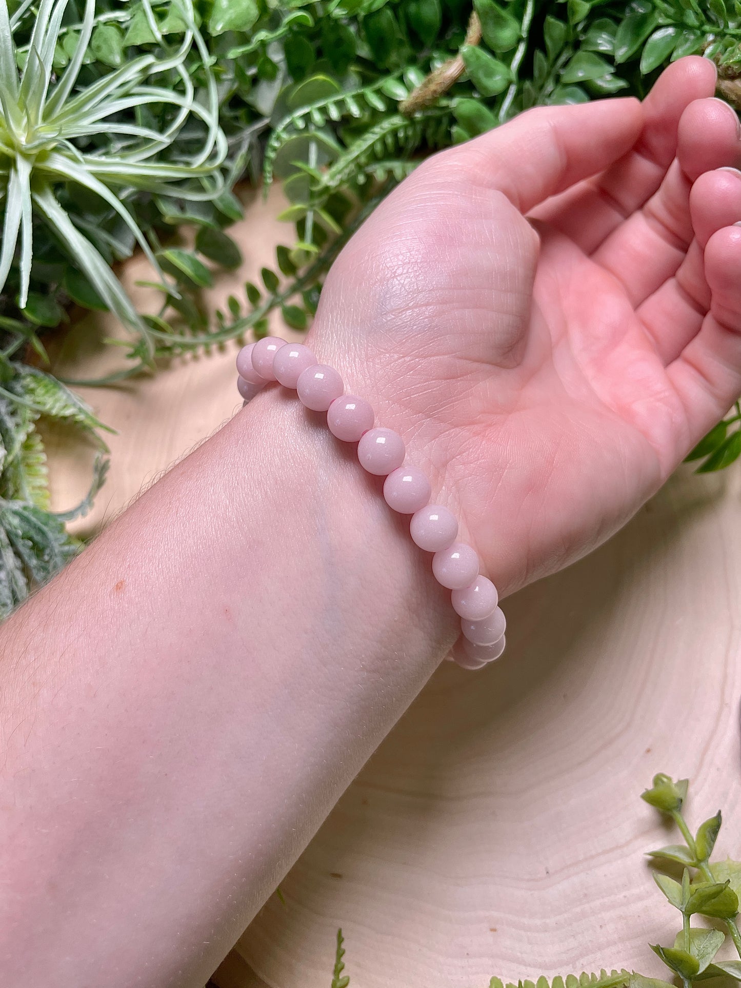Light Pink Glow in the Dark Luminous Bracelet