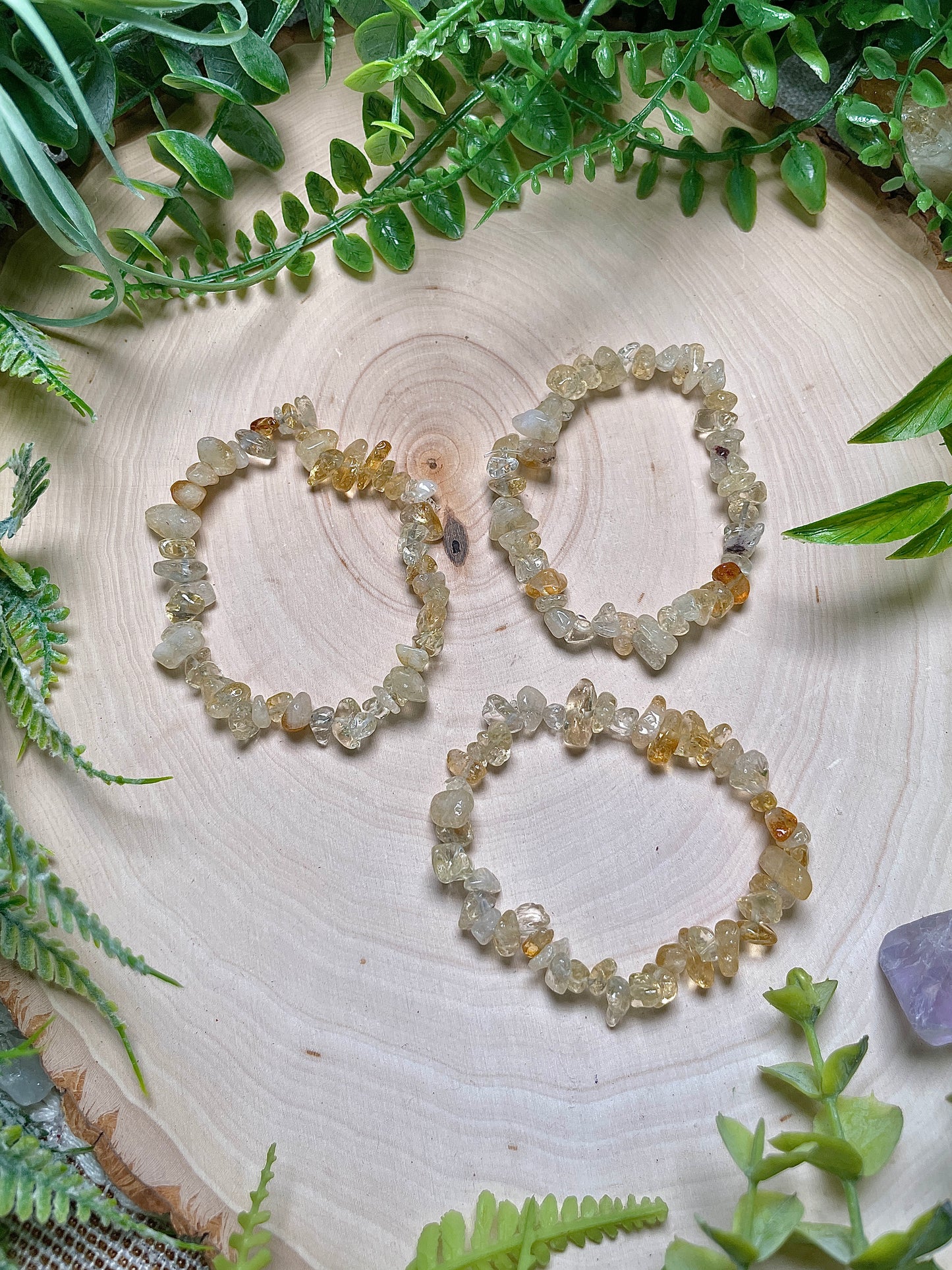 Citrine Chip Bracelet