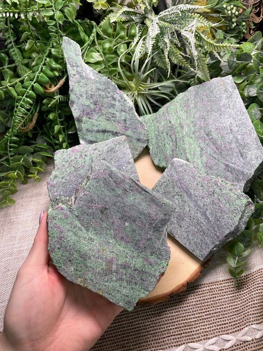 Ruby Zoisite Slab
