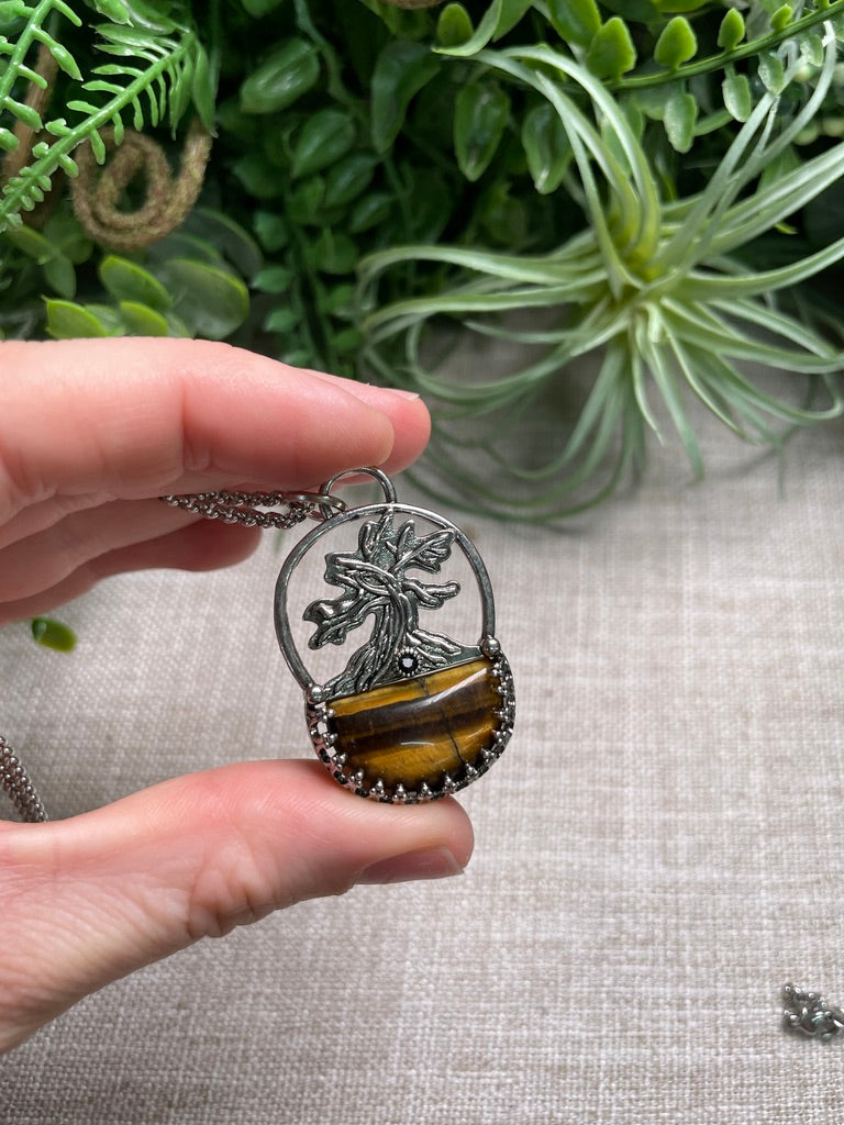 Crystal Tree of Life Necklace