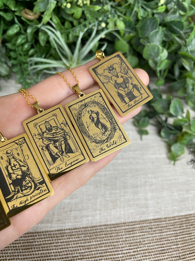 Tarot Card Necklace