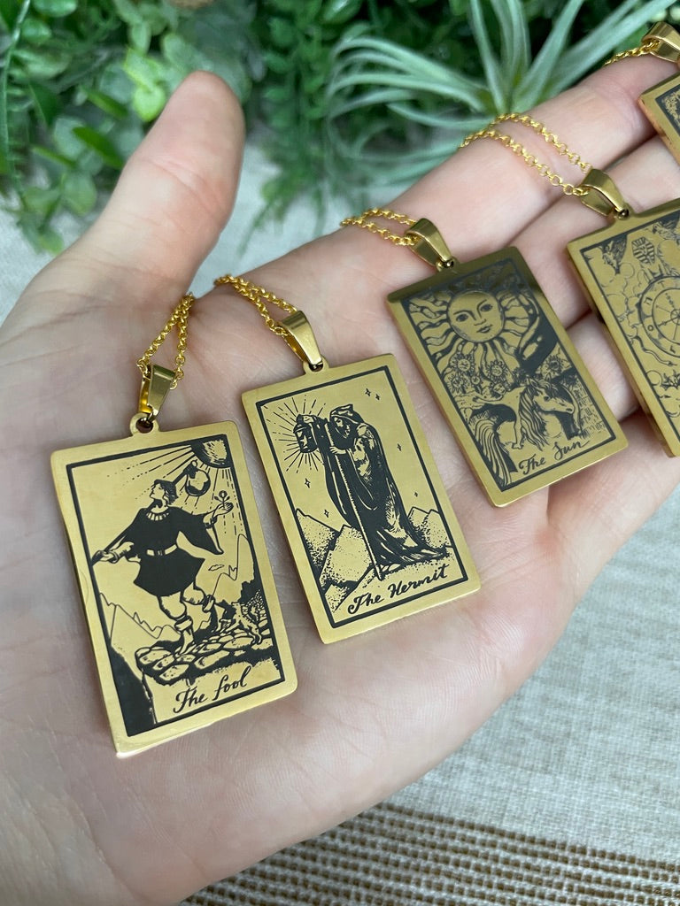 Tarot Card Necklace