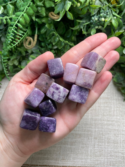 Lepidolite Cube Tumble
