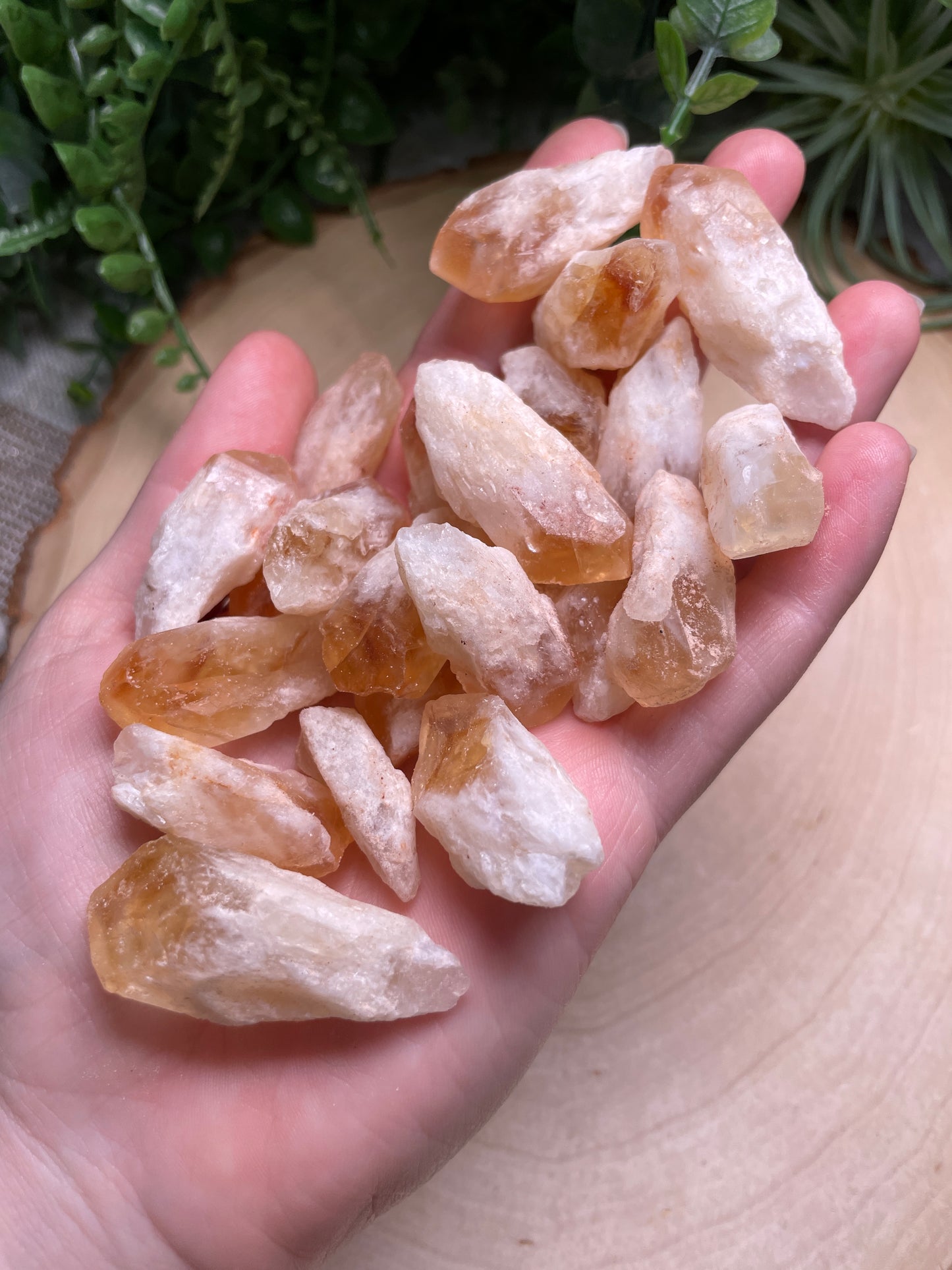 Citrine (Heat Treated Amethyst) Point Raw Stone