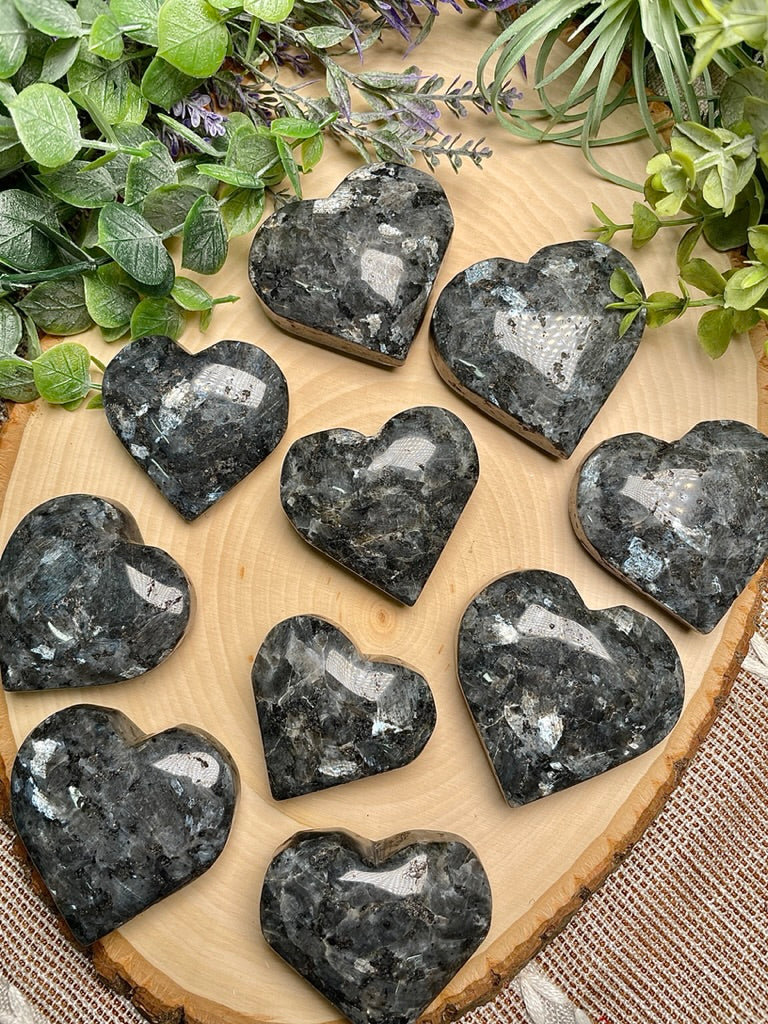 Larvikite Heart