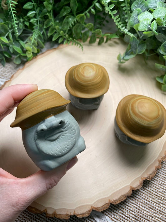 Polychrome Jasper Mushroom Man