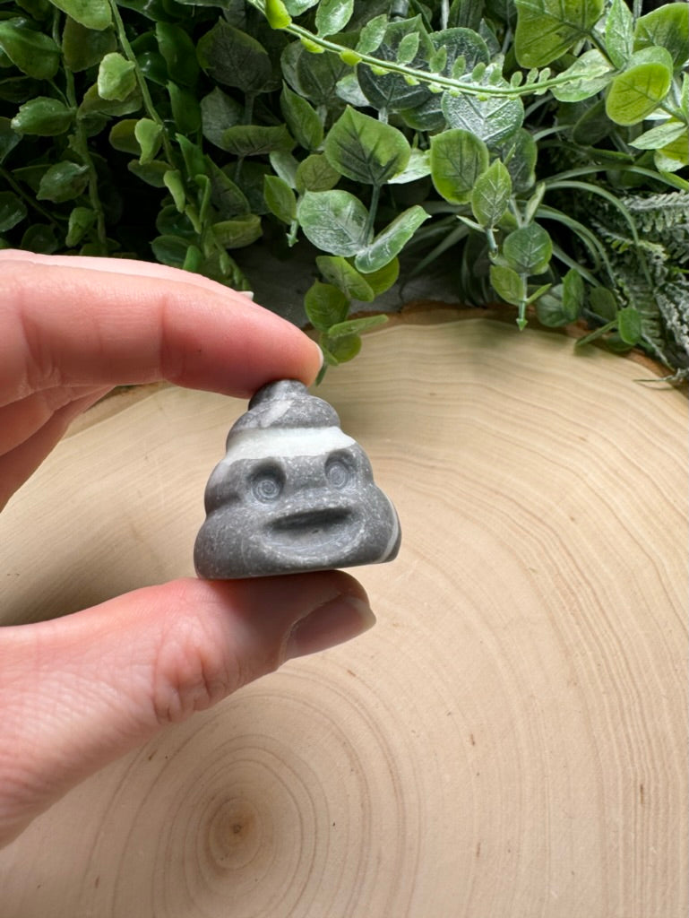 Crystal Poop Emoji