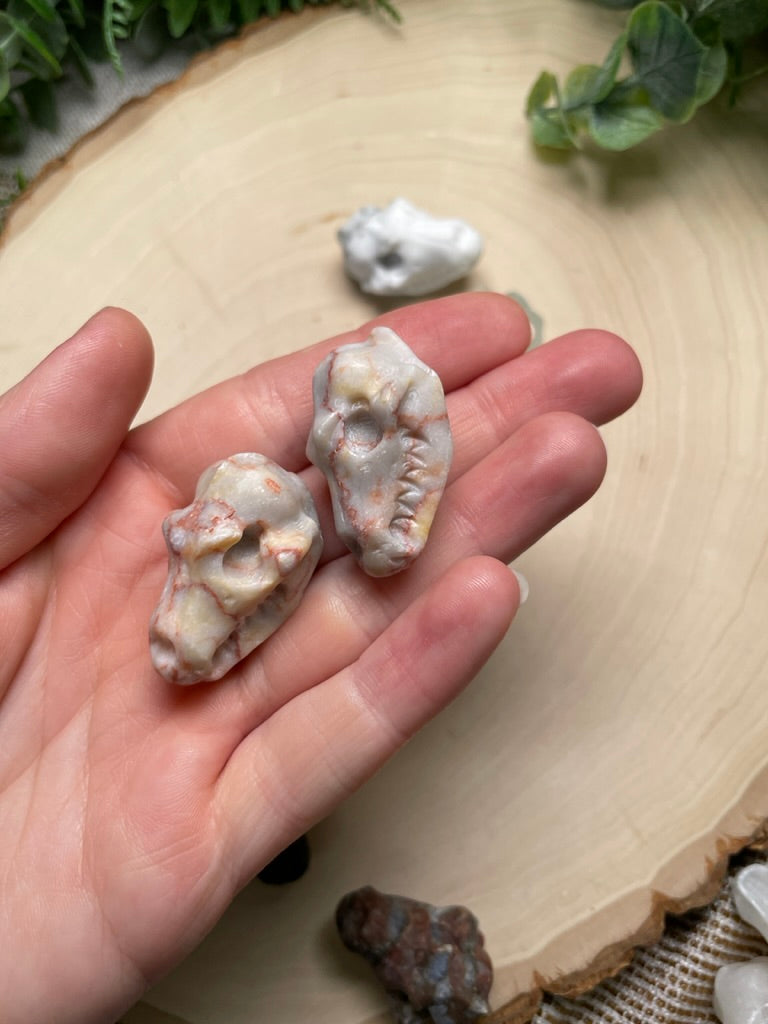 Crystal Dog Skull