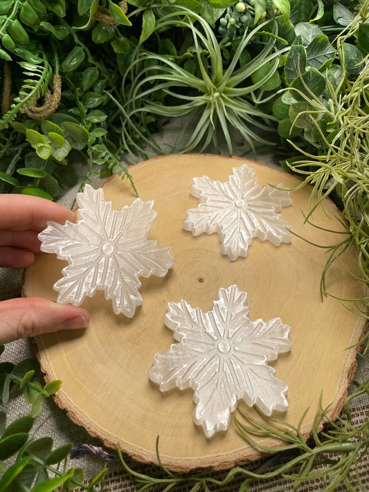 Selenite Snowflake