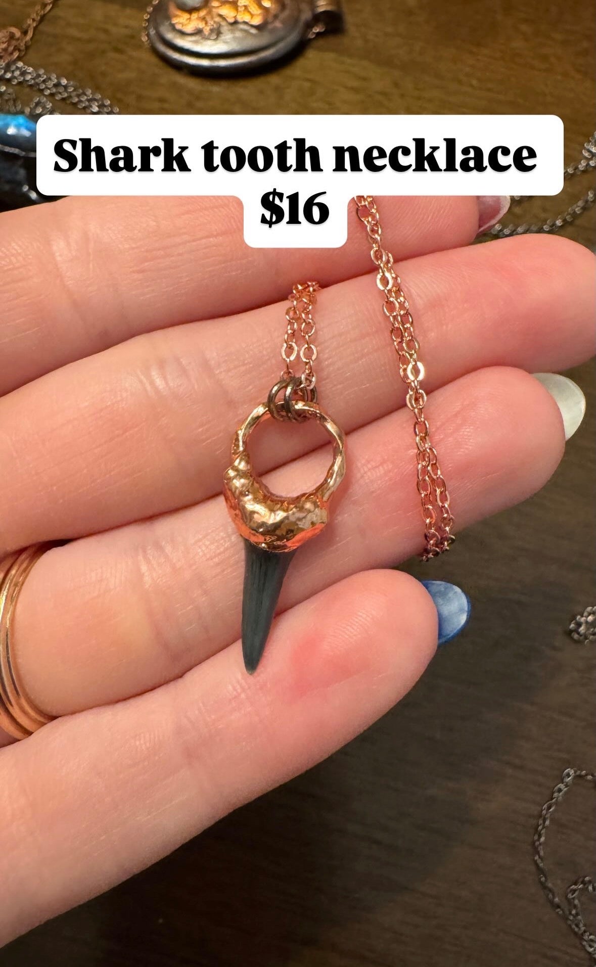 2 necklaces and 1 decorated bone