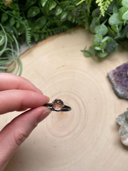 Quartz Goddess Ring Size 11.75
