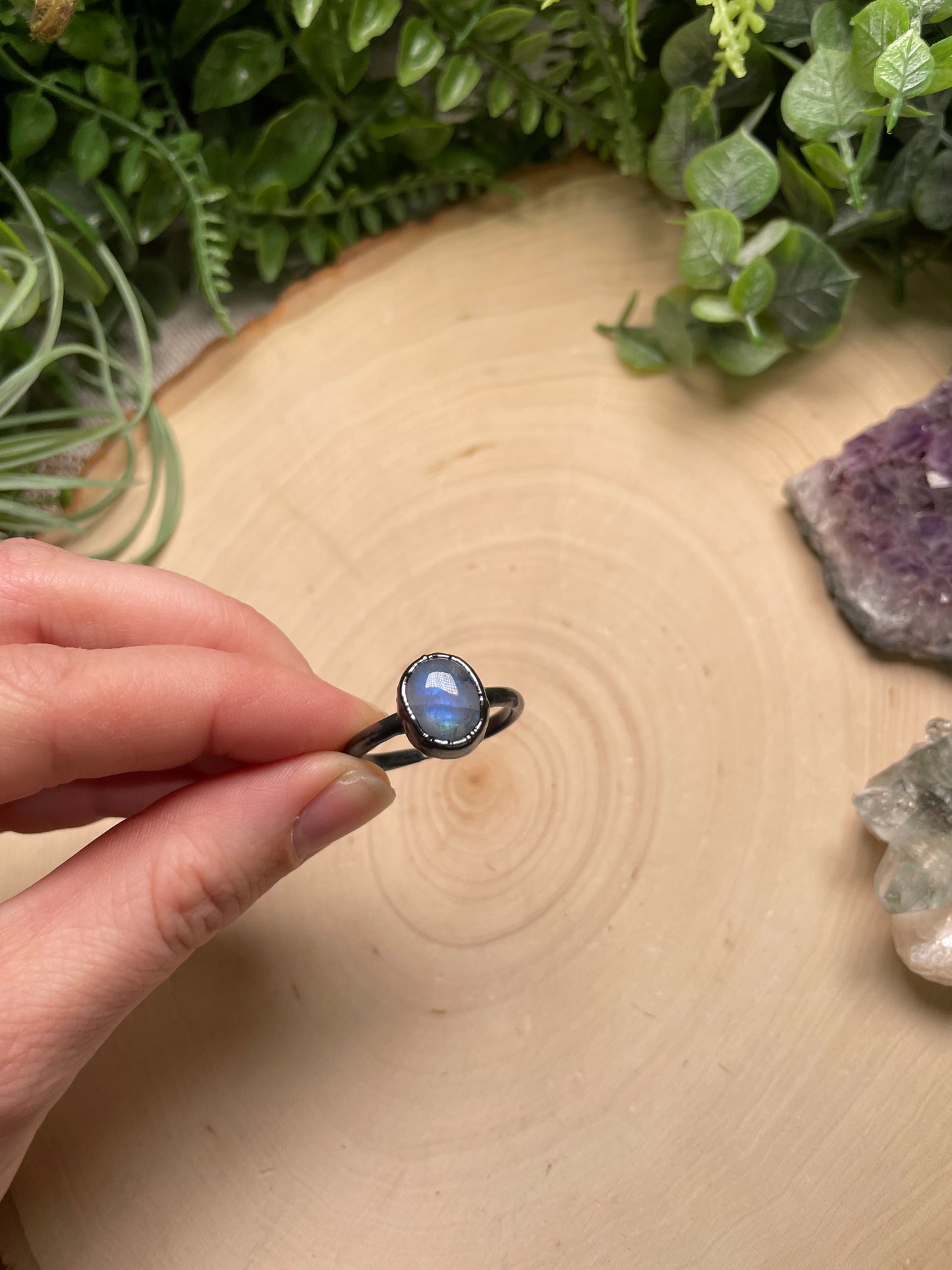 Moonstone Ring Size 12.25