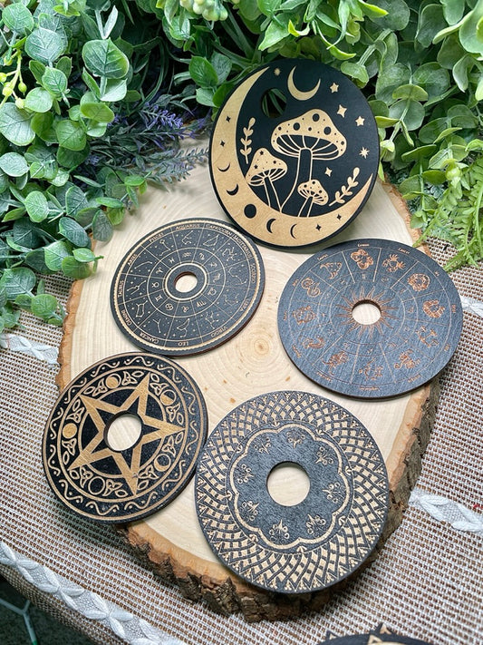 Celestial Wooden Sphere Holder