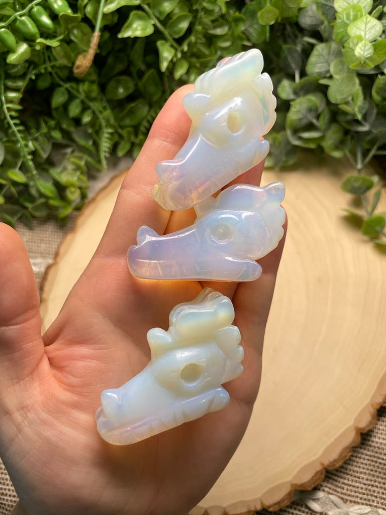 Opalite Dragon Head