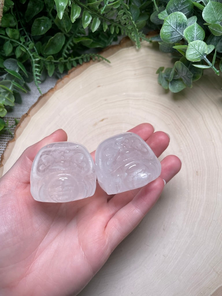 Clear Quartz Chinese Lion