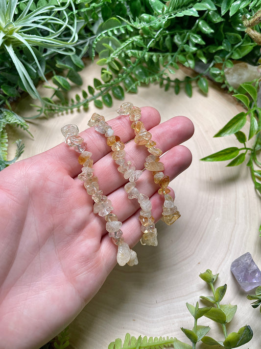 Citrine Chip Bracelet