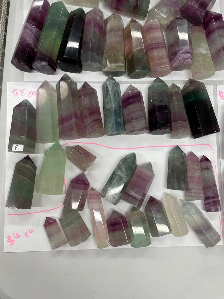Fluorite Tower (may have minor scratches and chips)