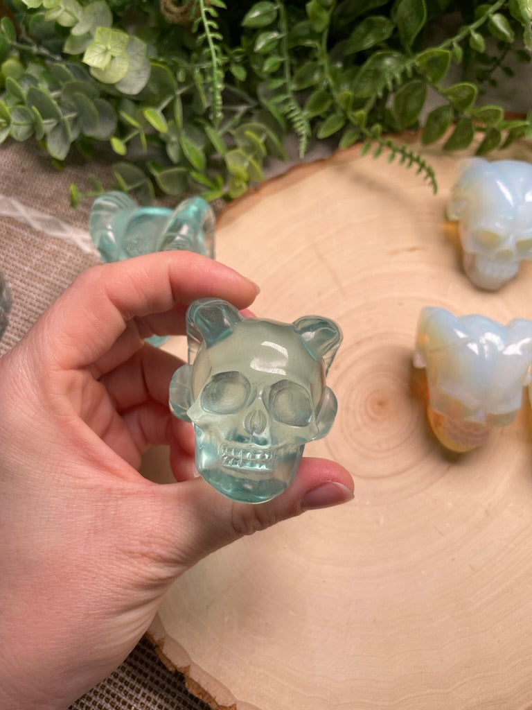 Synthetic Crystal Demon Skull