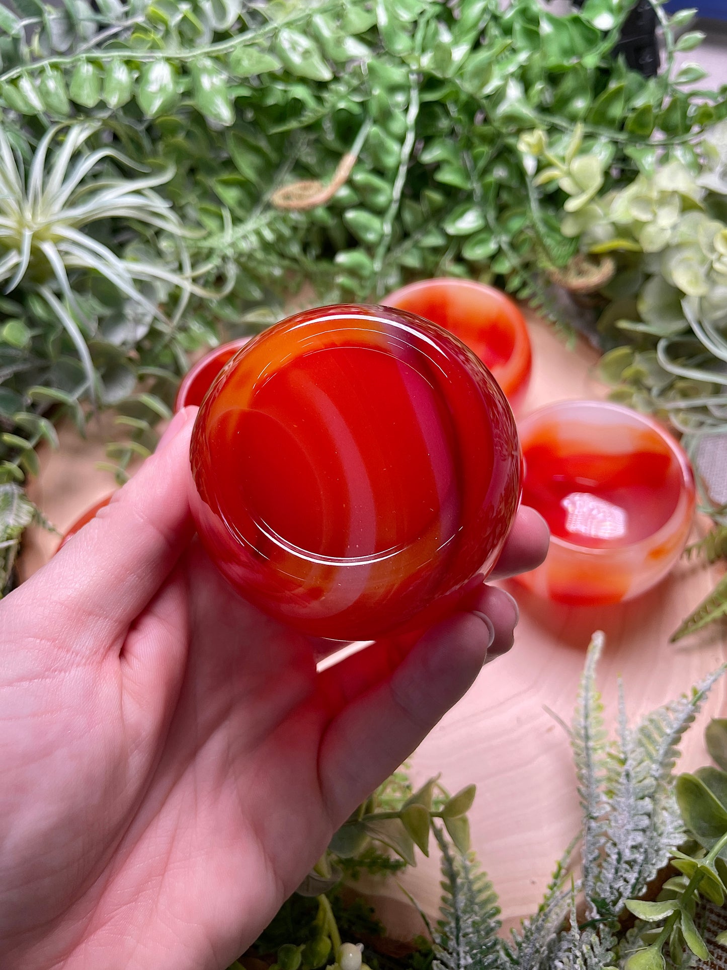 Synthetic Carnelian Bowl