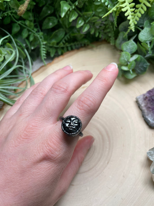 Copper Goddess Ring Size 8