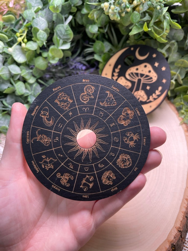 Celestial Wooden Sphere Holder