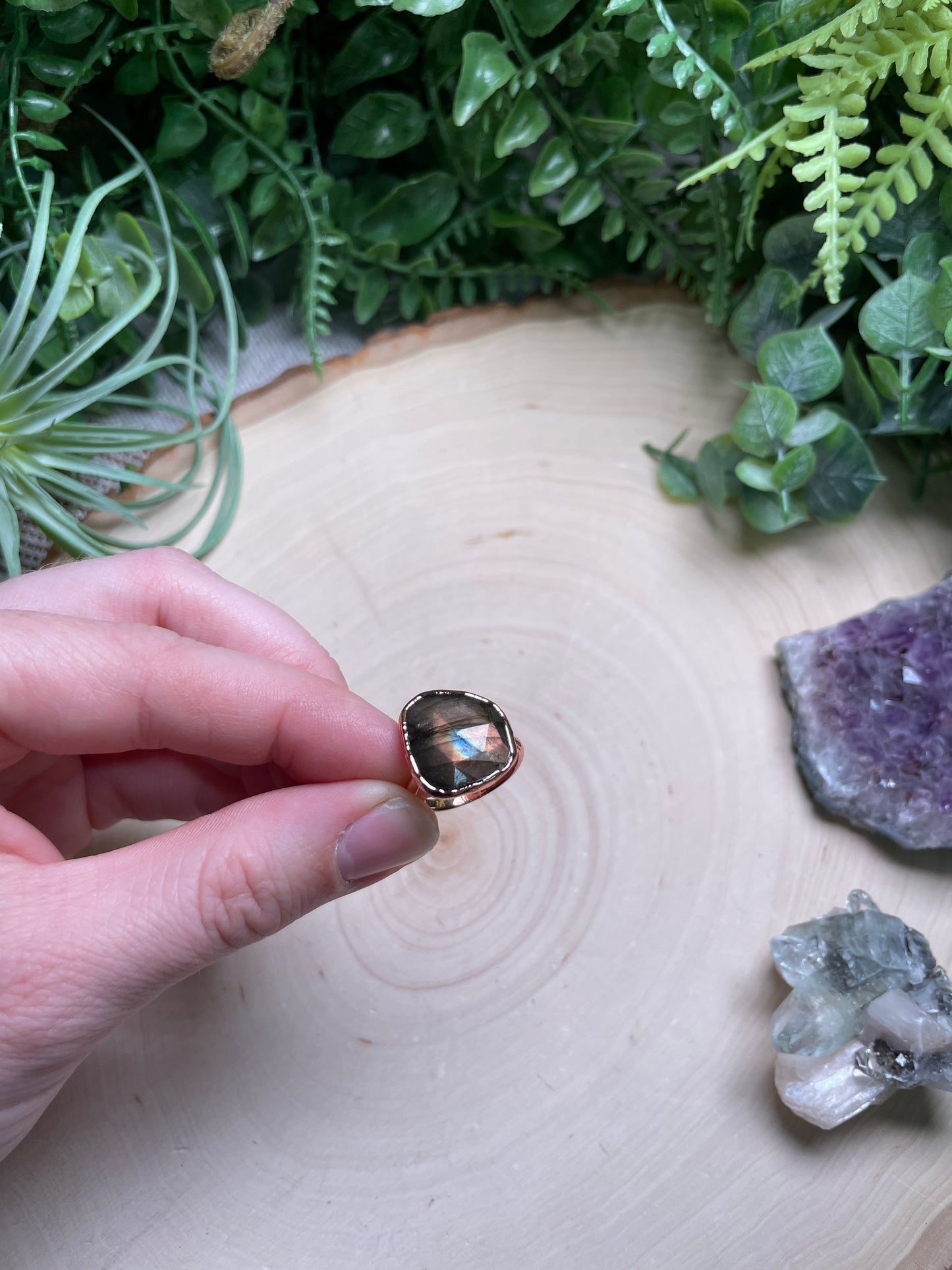 Labradorite Ring Size 4.75