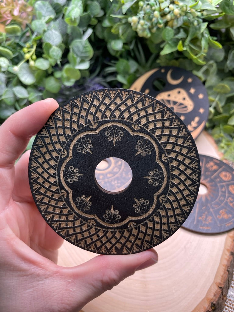 Celestial Wooden Sphere Holder