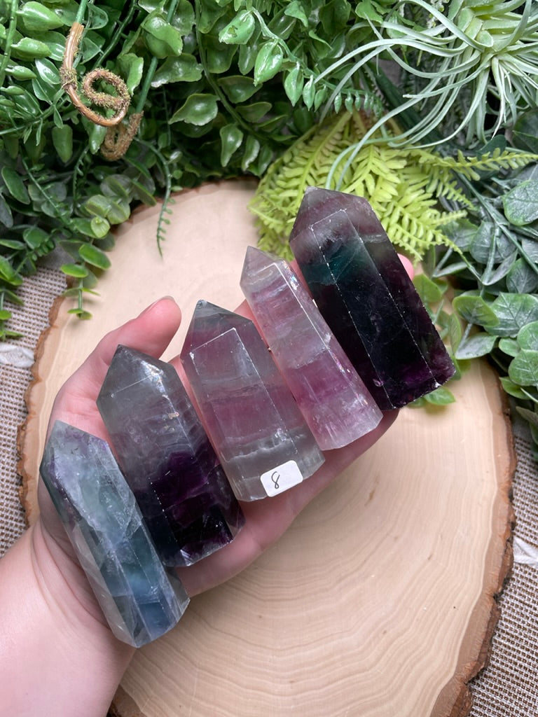 Fluorite Tower (may have minor scratches and chips)